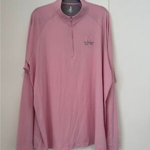 Johnny L Men’s XXL Quarter Zip Golf Pullover | Lightweight | Gray Hawk GC